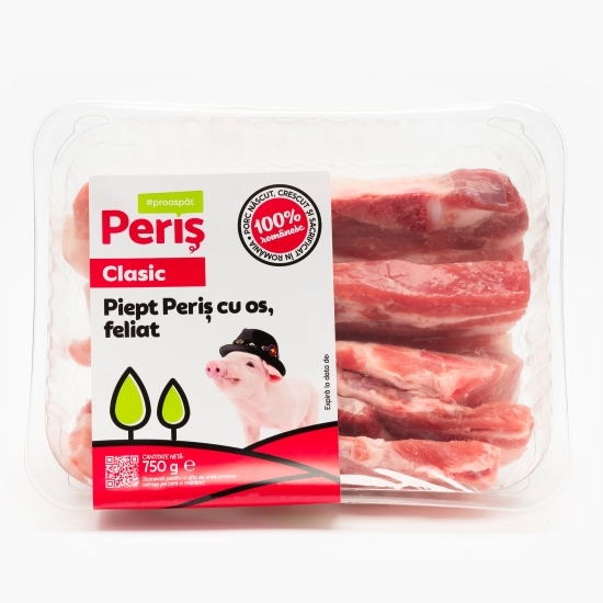 Piept de porc feliat, cu os 750g