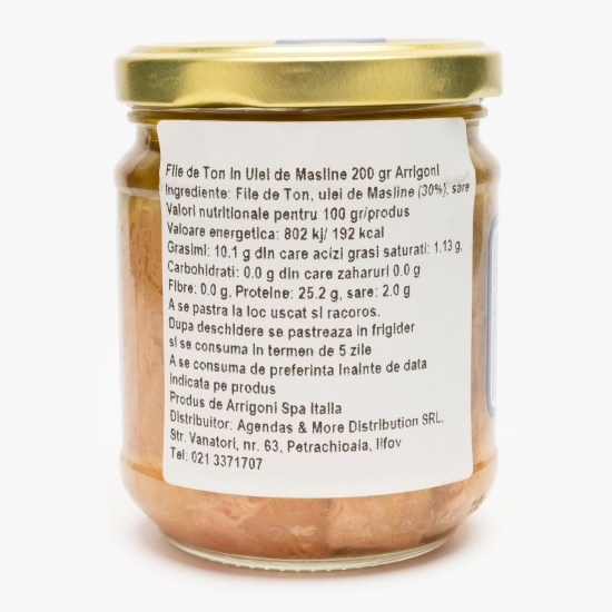 File de ton în ulei de măsline 200g