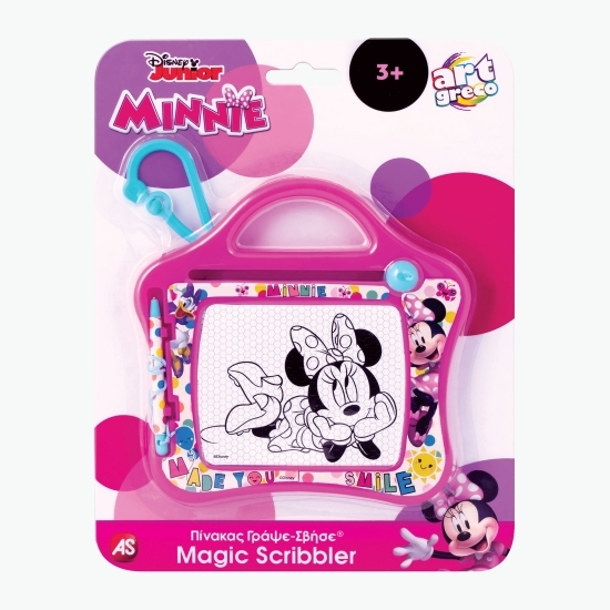 Tablă magnetică de desen Minnie Magic Scribbler Travel +3 ani