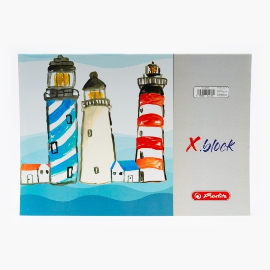 Bloc desen Herlitz X.Block, A3, 15 file, 120 gr/mp