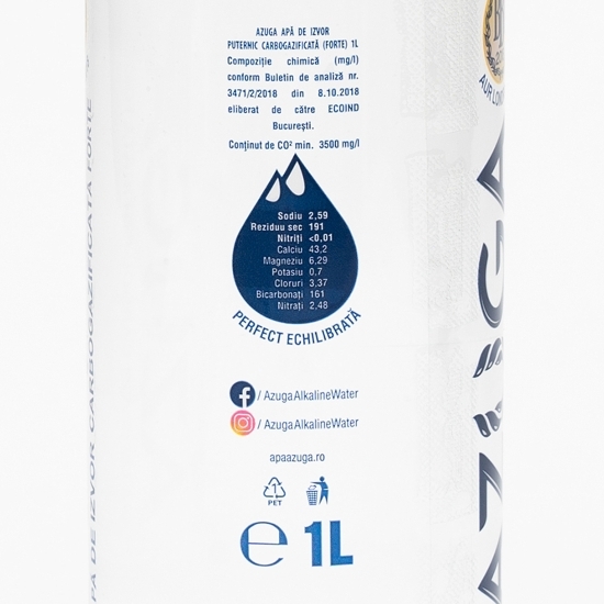 Apă carbogazoasă 1l
