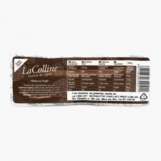 Rulou de brânză de capră cu trufe 100g