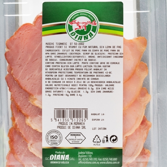 Mușchi țigănesc feliat 100g