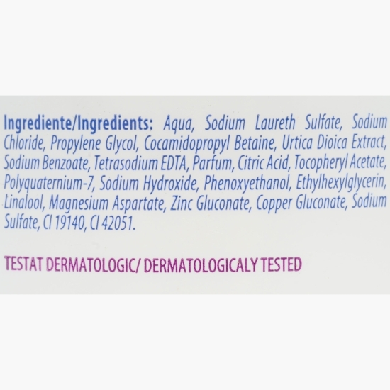 Șampon fortifiant cu urzică și vitamina E, 400ml