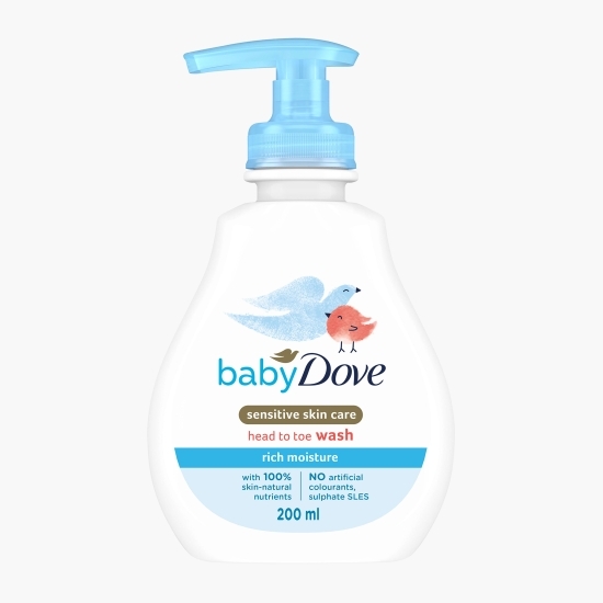Loțiune spălare Baby Rich Moisture 0.2l
