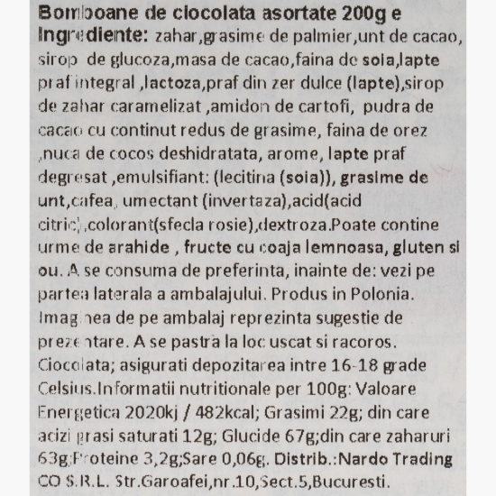 Praline din ciocolată asortate 200g