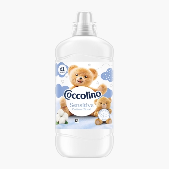 Balsam de rufe Sensitive Cotton Cloud, 61 spălări, 1.403l