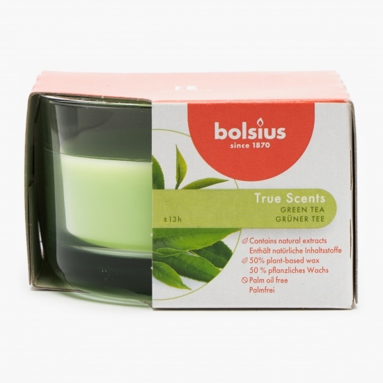 Lumânare parfumată Green Tea pahar mic