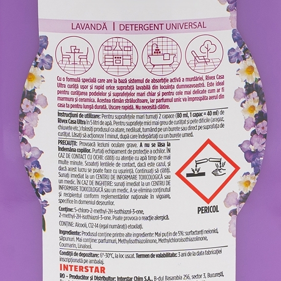 Detergent universal pentru pardoseli Ultra lavandă 1.5l