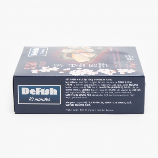 Sushi congelat 10 minutes 6 buc, 126g