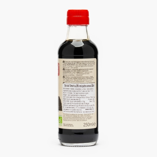 Sos de soia Tamari eco, cu conținut redus de sare 250ml