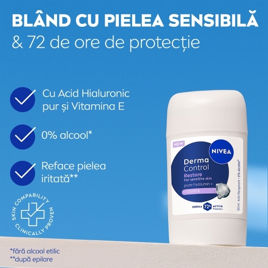 Deodorant antiperspirant stick Derma Restore 50 ml