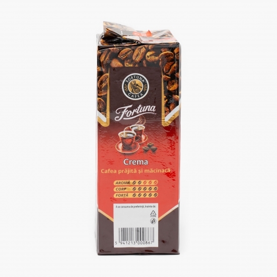 Crema 500g, cafea prăjită și măcinată 
