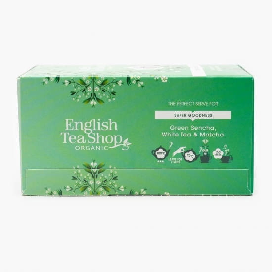 Ceai eco Green Sencha, ceai alb și matcha super specialty 35g