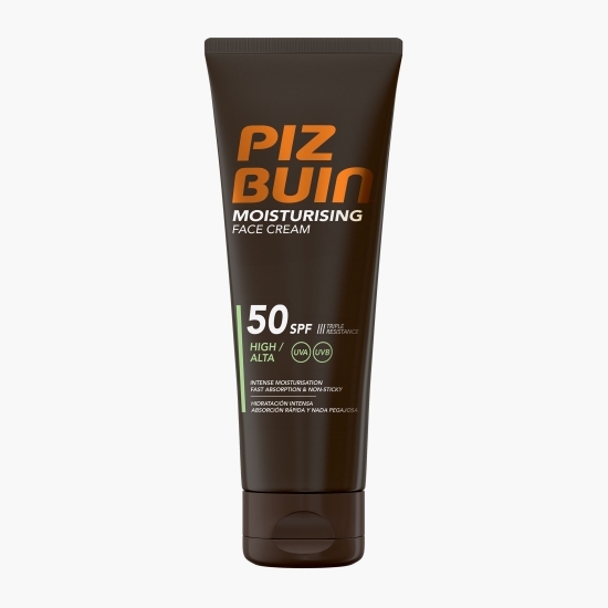 Cremă de față hidratantă cu factor de protecție solară SPF 50, 50ml