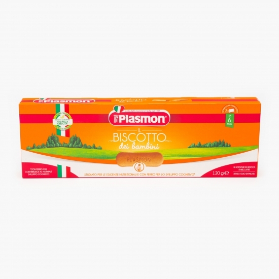 Biscuiți pentru copii, cu cereale, +6 luni, 120g