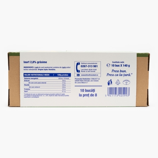 Iaurt 2,8% grăsime 10x140g