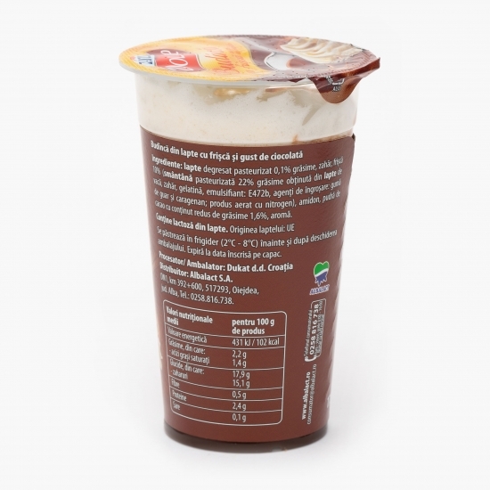 Budincă cu ciocolată și frișcă 170g