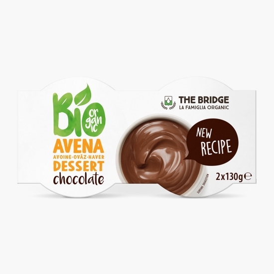Desert ecologic din ovăz cu ciocolată 2x130g