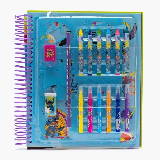 Carte de colorat și activități creative pentru copii Stitch