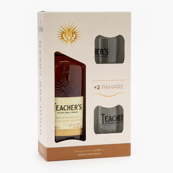 Blended Whisky, 40%, Scotland, 0.7l + 2 pahare
