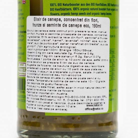 Elixir de cânepă eco 190ml