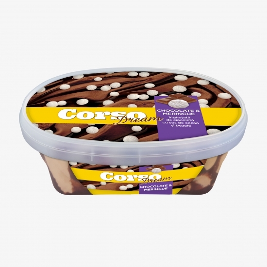 Înghețată de ciocolată cu sos de cacao Dream Chocolate & Meringue 900ml