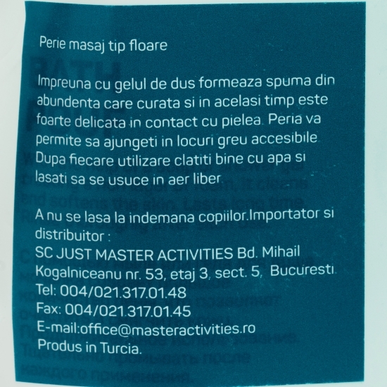 Perie pentru baie cu floare masaj, diverse culori