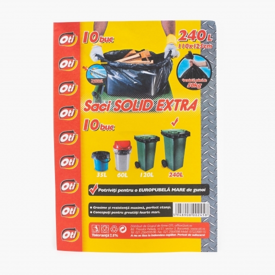 Saci menajeri Solid Extra 240l 10 buc