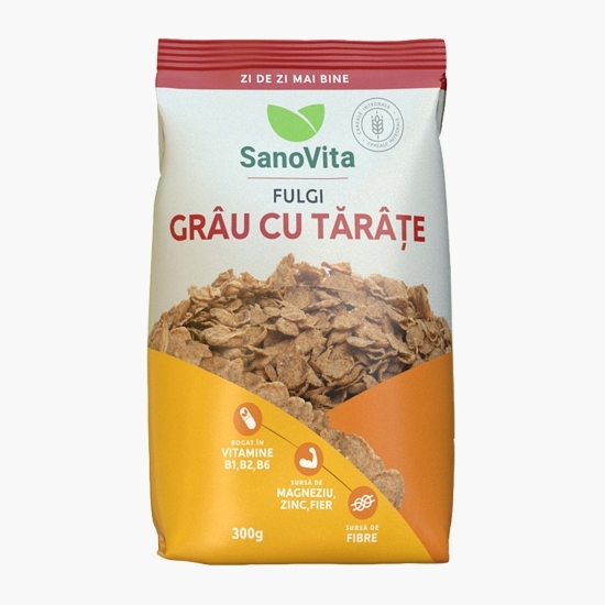 Fulgi de grâu cu tărâțe 300g