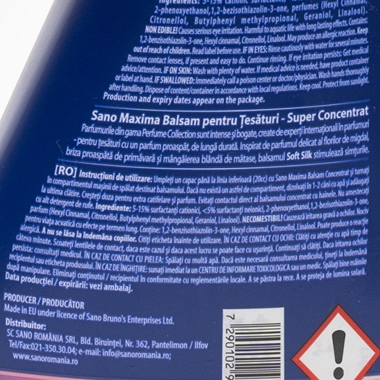 Balsam pentru țesături Parfume Colection ultra concentrat 40 spălări, 1l