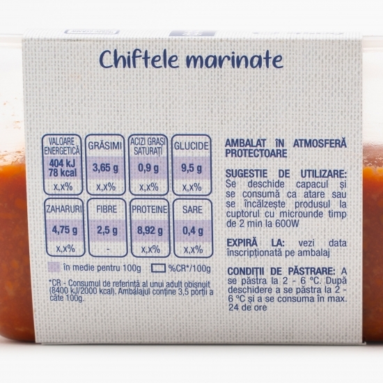 Chiftele marinate 450g