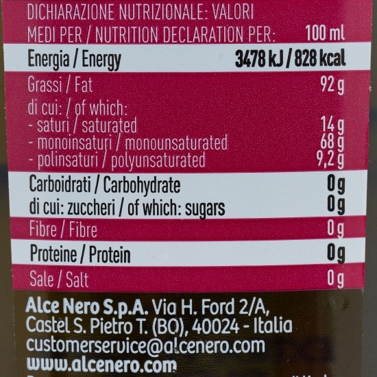 Ulei de măsline extravirgin eco Biancolilla, 0.5l