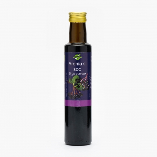 Sirop ecologic de aronia și soc 0.25l