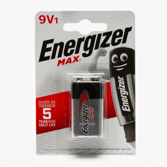 Baterie Max Alkaline Power 9V, 1 buc