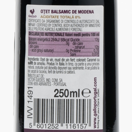 Oțet balsamic de Modena 0.25l