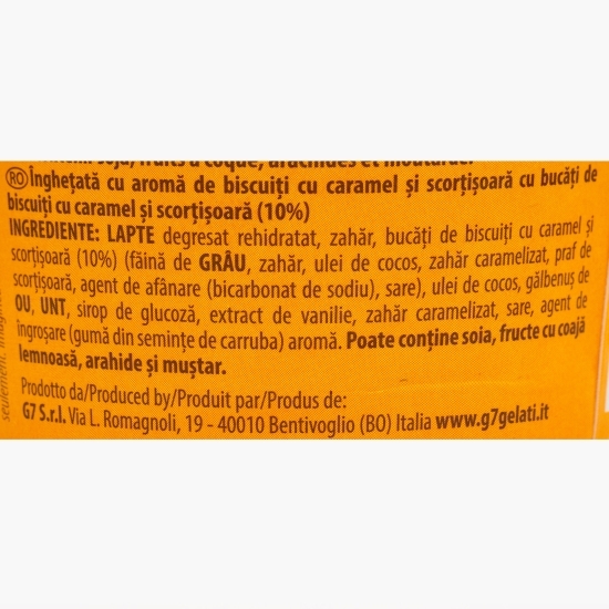 Înghețată cu biscuiți, caramel și scorțișoară, 0.5l