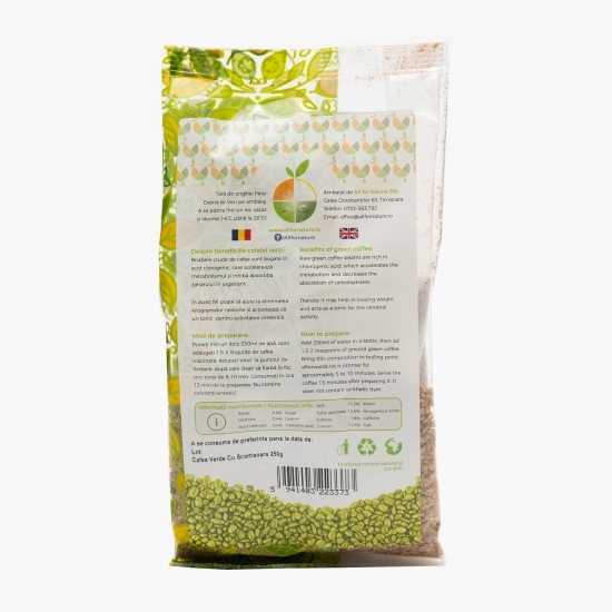 Cafea verde măcinată cu scorțișoară 250g