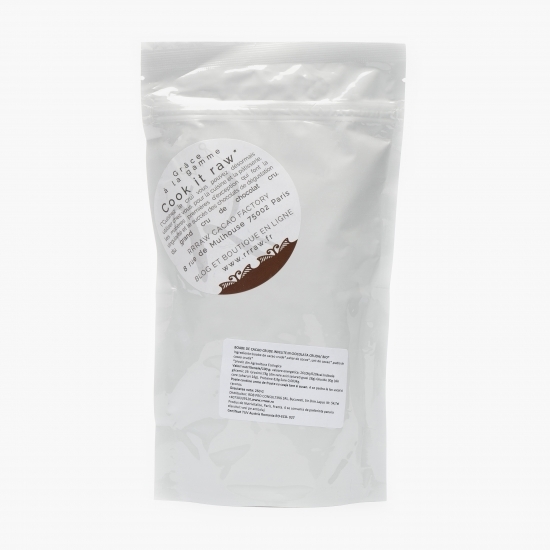 Boabe de cacao învelite în cacao crudă și zahăr de cocos eco 250g