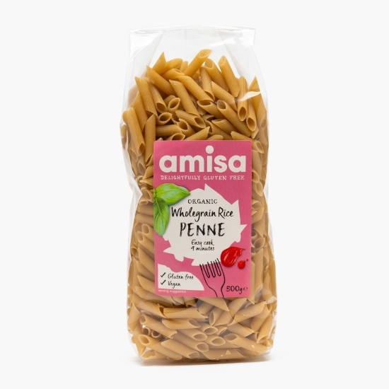 Paste eco penne din orez integral, fără gluten 500g