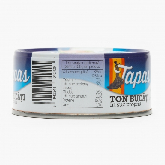 Ton bucăți în suc propriu 160g