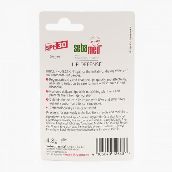 Balsam dermatologic protector pentru buze SPF 30, 4.8g