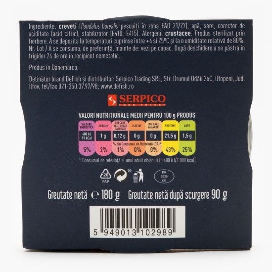 Cocktail de creveți în saramură 180g