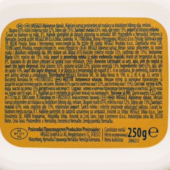 Amestec tartinabil Alpinesse Classic 250g