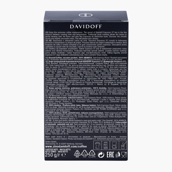 Cafea prăjită și măcinată Espresso 57, 250g