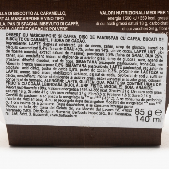 Tiramisu 85g 