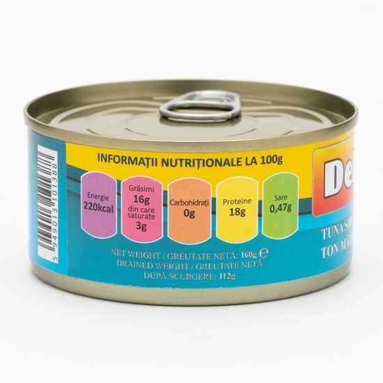Ton mărunțit în ulei 160g