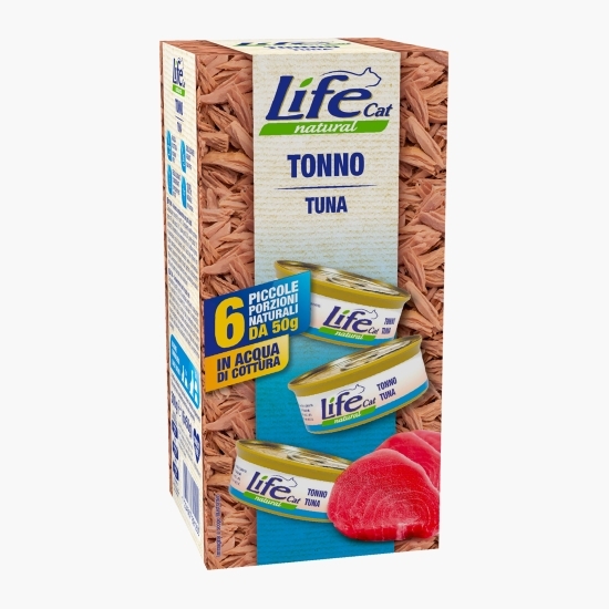 Conserve pentru pisici, cu ton,  6x50g