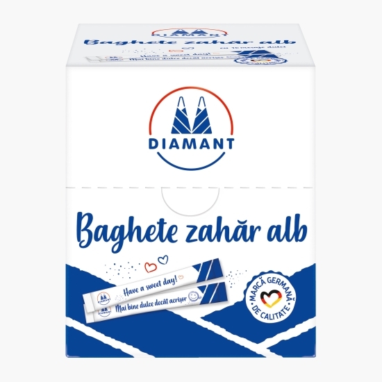 Zahăr cristal alb la plic 100x5g