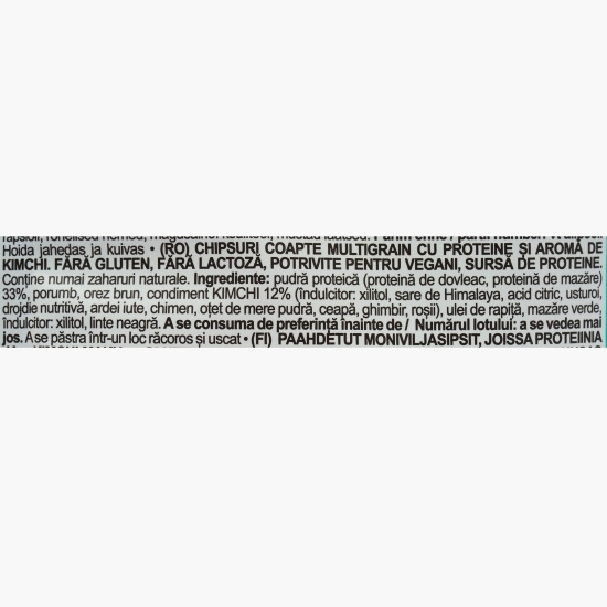 Chipsuri cu proteină și kimchi 60g